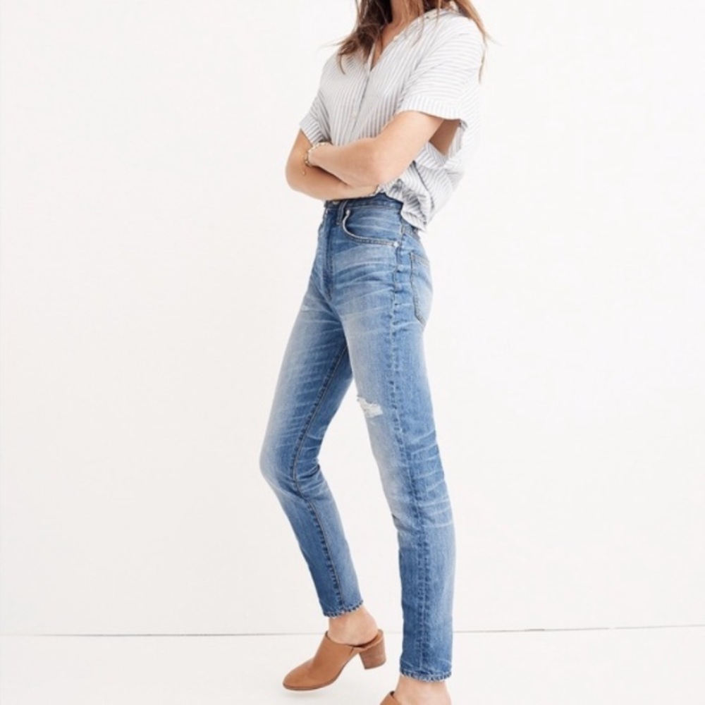 Rigid High-Rise Skinny Jeans